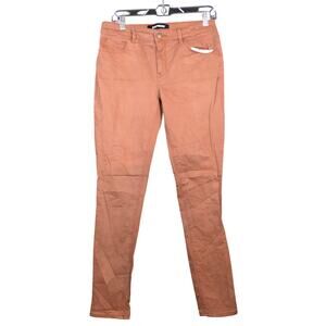 Express Womens Jeans Brown Denim Mid Rise Legging Stretch 8 Regular